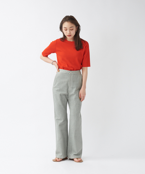 qualite（カリテ） ニット セーター ウォッシャブルクルーネックニット