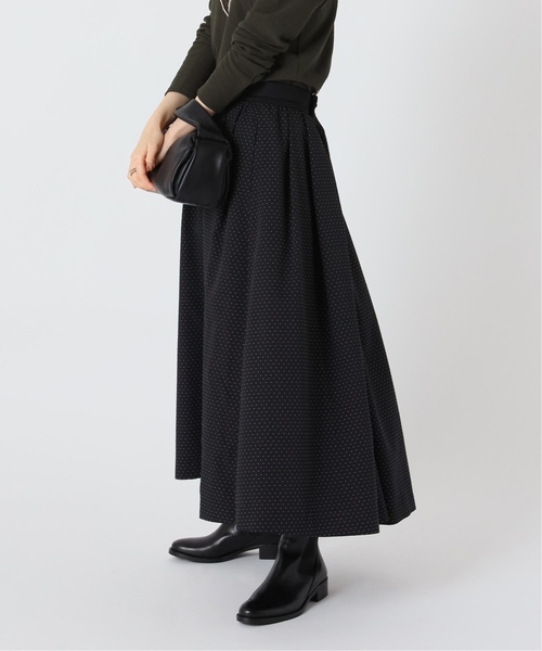 IENA（イエナ） スカート 《追加2》DOT ジャガードタックスカート