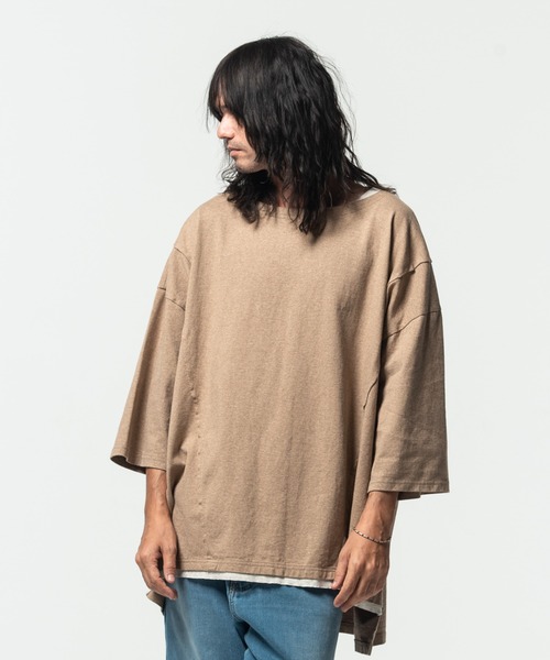 glamb（グラム） tシャツ Fake Layered Wide CS / フェイクレイヤード 
