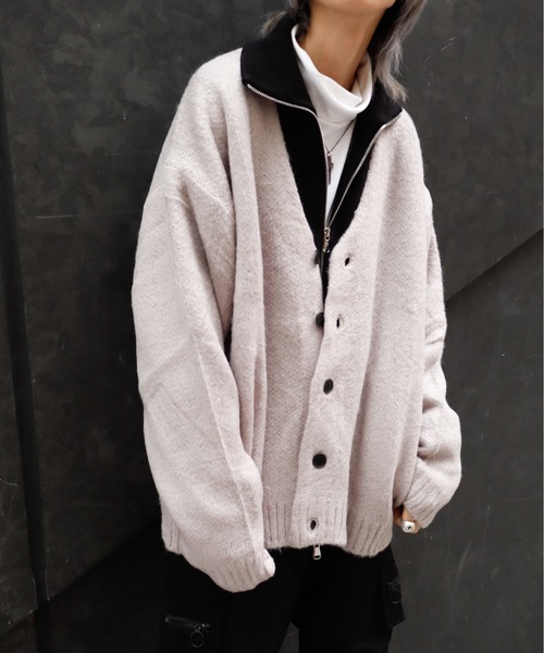 Bling Leads カーディガン Z)「BLINGLEADS」721806 ビッグシルエット V