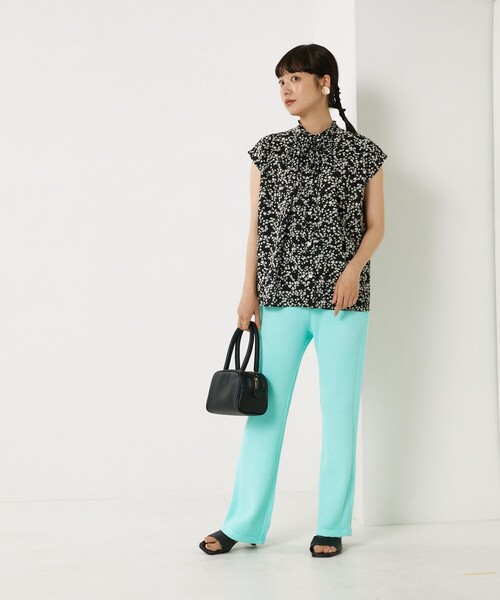 tzzzkkb 11/5 チェックワッフルパンツ M FREAK'S STORE パンツ カラーピグメントワッフルパンツ