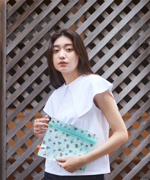 ポーチ 「公式」トムとジェリー アイスクリームポーチ L