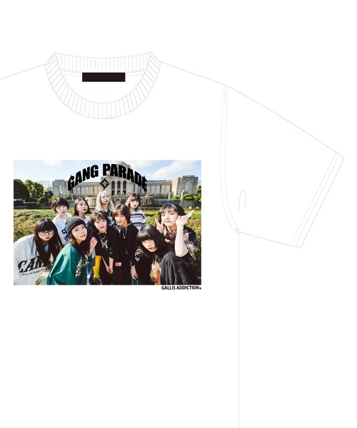 GANG PARADE × GALLIS ADDICTION】 LIMITED PHOTO S/S TEE(MENS