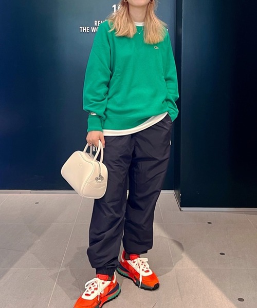 T688：新品未使用 ラコステ ウールブレンド ニットダッフルショート S LACOSTE ニット セーター レスポンシブルウールニットセーター