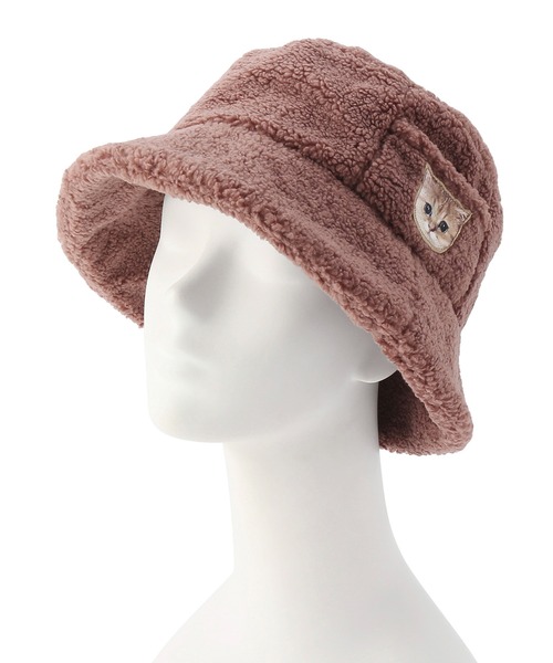 PAUL&JOE 帽子 ハット ボアハット ヌネットワッペン レディース