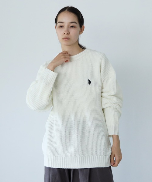 POLOニットトレーナー U.S. POLO ASSN. セーター ニット / ユーエスポロアッスン 別注
