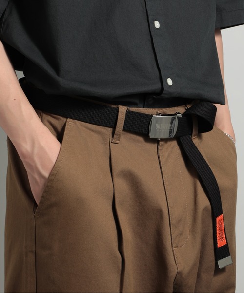 UNIVERSAL OVERALL ベルト 「UNIVERSAL OVERALL」ロゴ入りロング
