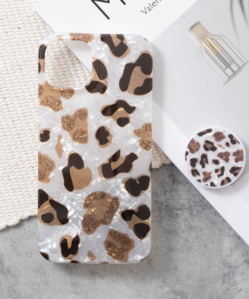 emonique（エモニーク） スマホケース レオパード柄 iphone