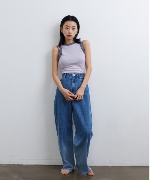 tシャツ Tシャツ 【YANUK×CASA FLINE】カップ付バイカラーボーダー 