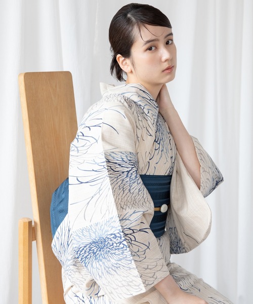浴衣 「二橋染工場」注染こだわり浴衣2点セット by yukatakan grace