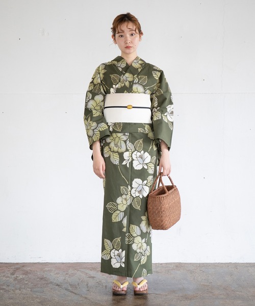 浴衣 「二橋染工場」注染こだわり浴衣2点セット レディース 浴衣 「二橋