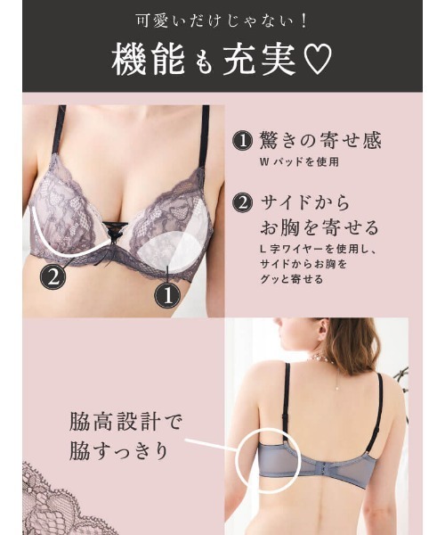 チュチュアンナ（tutuanna） ブラジャー ショーツセット ブラジャー