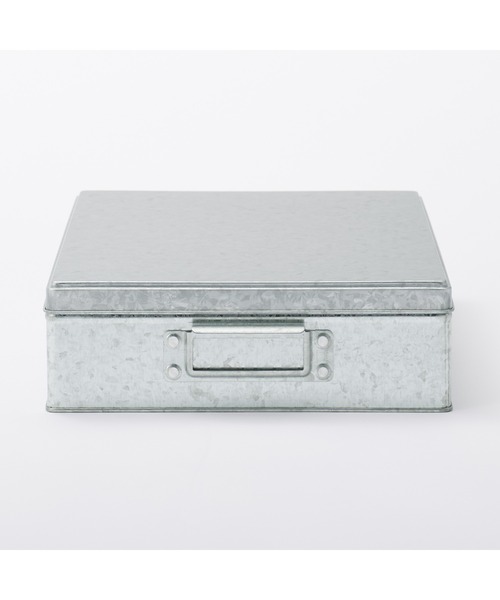 無印良品（MUJI） 収納 トタンボックス 大 高さ8．5cmタイプ