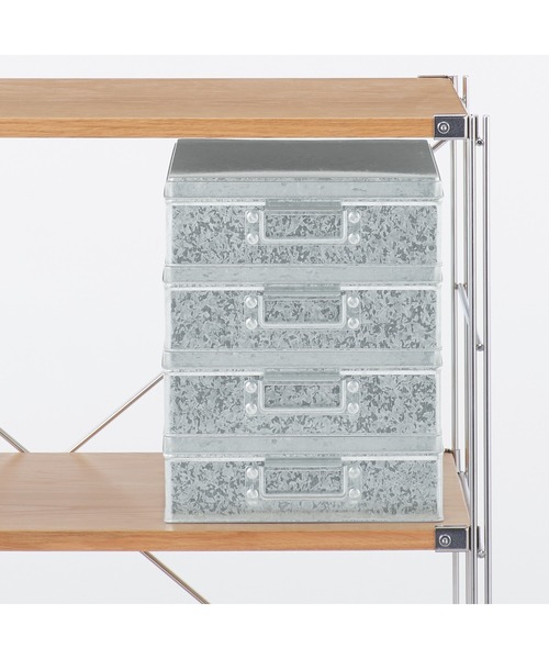 無印良品（MUJI） 収納 トタンボックス 大 高さ8．5cmタイプ
