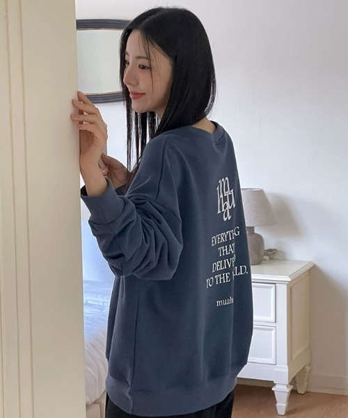 【みわ】 スウェット ウィメンズネイビー Lサイズ トレーナー スウェット レディース : ZOZOTOWN Yahoo!店 - 通販