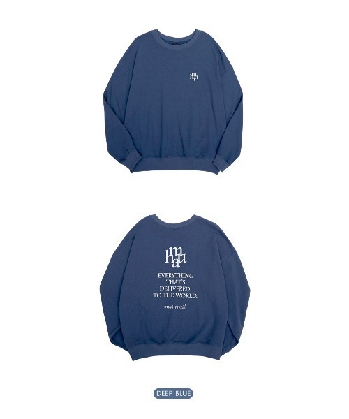 【みわ】 スウェット ウィメンズネイビー Lサイズ トレーナー スウェット レディース : ZOZOTOWN Yahoo!店 - 通販