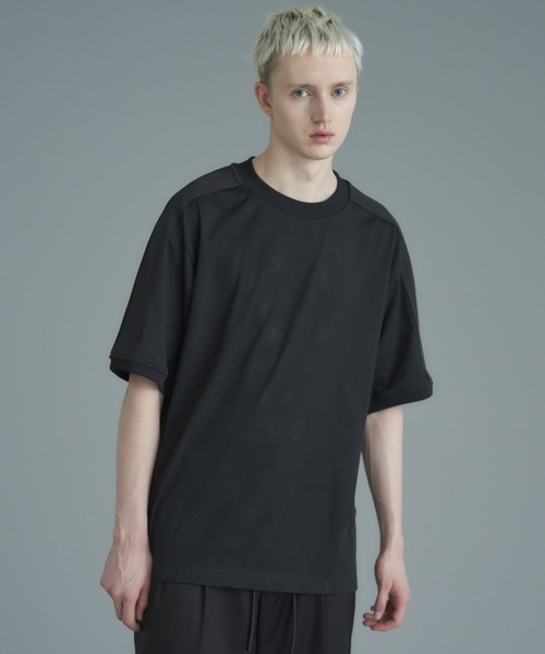 onegravity tシャツ / メッシュショルダーラインカットソー メンズ 