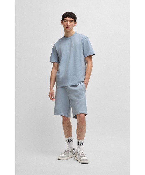 HUGO tシャツ HUGOロゴプリント リラックスフィット コットンT
