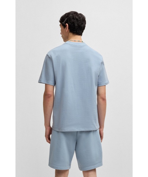 HUGOBOSS/ロゴプリント リラックスフィット Tシャツ HUGO tシャツ HUGOロゴプリント リラックスフィット コットンT