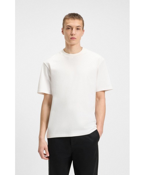 HUGO tシャツ HUGOロゴプリント リラックスフィット コットンT