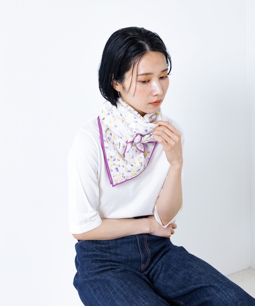 collex（コレックス） ストール マフラー Petals dance scarf 水彩