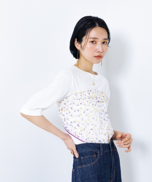 collex（コレックス） ストール マフラー Petals dance scarf 水彩