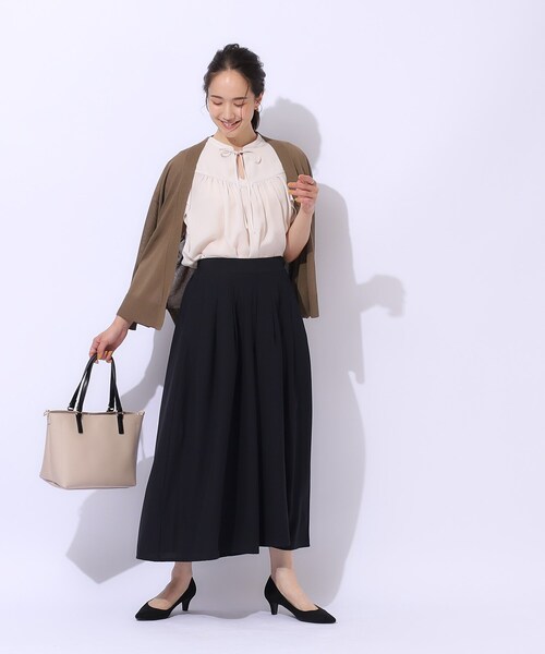 さとちゃです！ DRESKIP パンツ 楽してキレイが叶う タックスカーチョ