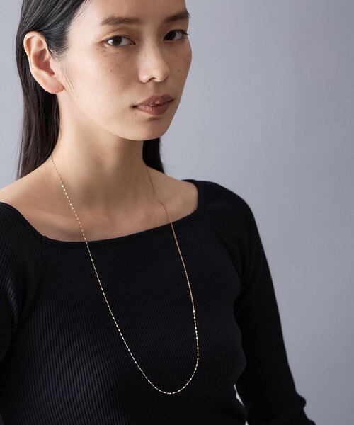 Jouete ロングネックレス イエローゴールド Jouete ネックレス ロングネックレス チェーン レディース