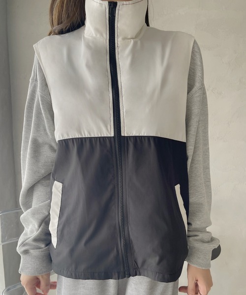 TREOVER ベスト ジレ スタンドバイカラーベスト レディース : ZOZOTOWN
