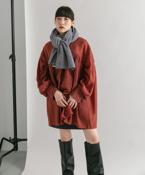 KBF（ケービーエフ） ワンピース ドロストスリーブミニワンピース