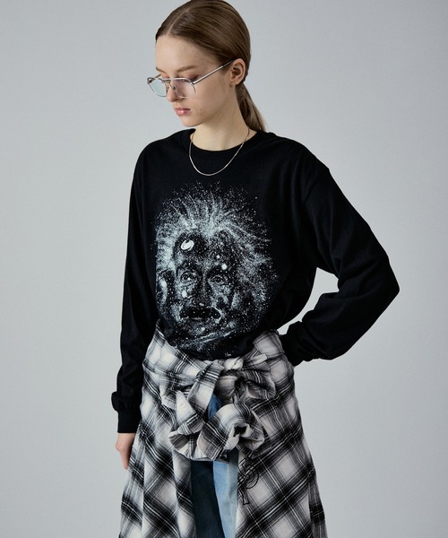 tシャツ 「COTTON EXPRESSIONS」SCIENCE Luminous  LONG/S TEE レディース メンズ M TO R tシャツ 「COTTON EXPRESSIONS」SCIENCE Luminous LONG/S