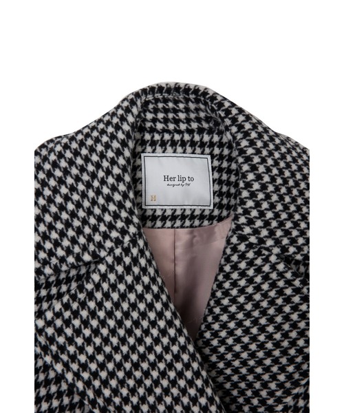 her lip to ProustWool-BlendMeltonCoat M