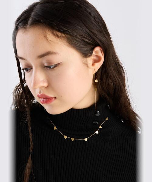 ★agnes b. Amour チェーン ロープ ハートブレスレット/送料込 ☆agnes b. Amour チェーン ロープ ハートブレスレット/送料込