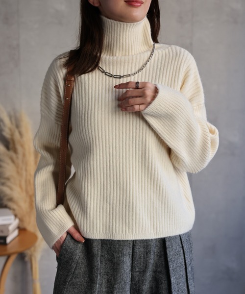 新品、未使用、タグ付き！ハイネックセーター　ニット 楽天市場】PRODIGAL ニット ハイネック レディース セーター 秋 冬