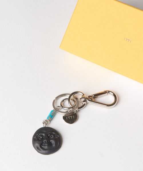 ITTI itti 財布　キーホルダーセット CRISTY KNOT FINGER CIRCLE CHARM BK / RAPTO JP｜ブラック