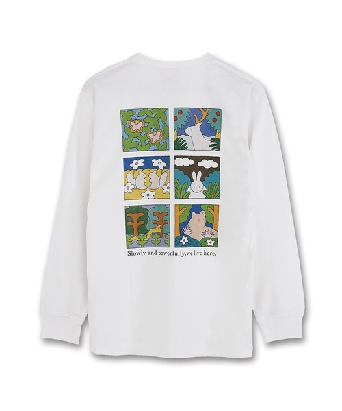 tシャツ 「復刻」”NATURE” hakowasa 天竺ロンT レディース メンズ