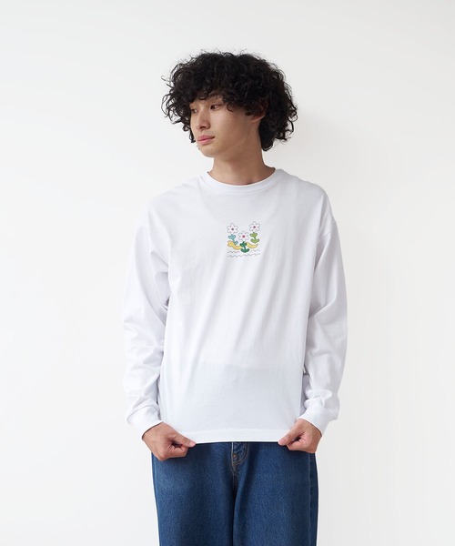 tシャツ 「復刻」”NATURE” hakowasa 天竺ロンT レディース メンズ