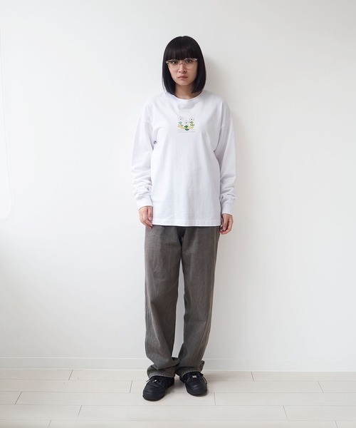 tシャツ 「復刻」”NATURE” hakowasa 天竺ロンT レディース メンズ