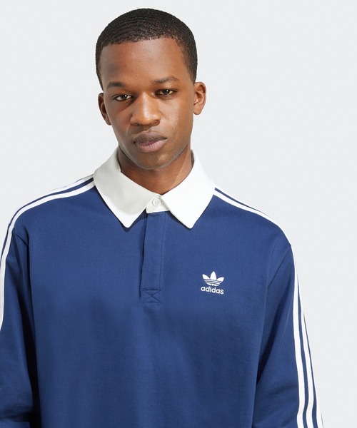 adidas（アディダス） ポロシャツ 3STRIPES RUGBY POLO 3 ポロシャツ