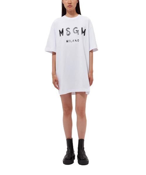 MSGM ワンピース　42(IT) MSGM（エムエスジーエム） ワンピース 「Basic Color」MSGM ブラッシュ