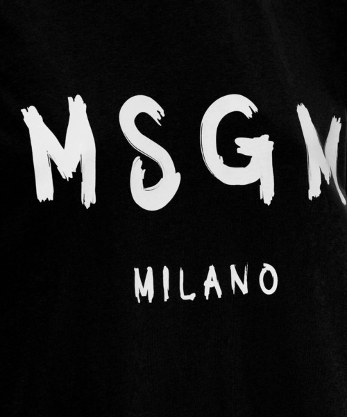 MSGM Tシャツ　ワンピース　レディース　黒　Mサイズ MSGM（エムエスジーエム） ワンピース 「Basic Color」MSGM ブラッシュ