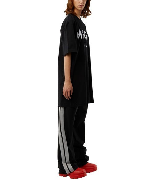 msgm ワンピース MSGM ワンピース 「Basic Color」MSGM ブラッシュロゴ Tシャツ