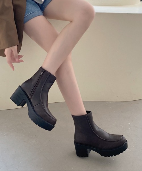 「Shoes in Closet」 ショートブーツ LL ブラック レディース_画像2