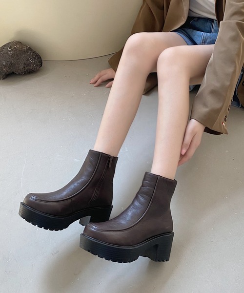 「Shoes in Closet」 ショートブーツ LL ブラック レディース_画像8