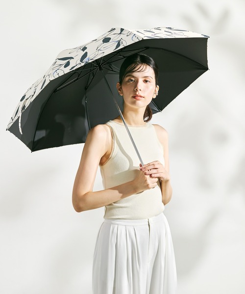 Waterfront（ウォーターフロント） 折りたたみ傘 日傘 遮光 ラクオリ
