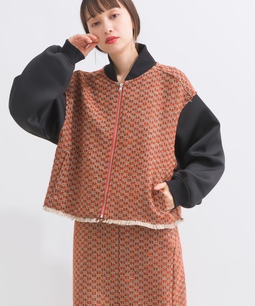 「terrace」 ブルゾン MEDIUM オレンジ レディース_画像6