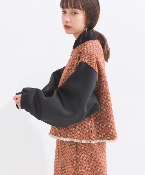 「terrace」 ブルゾン MEDIUM オレンジ レディース_画像9