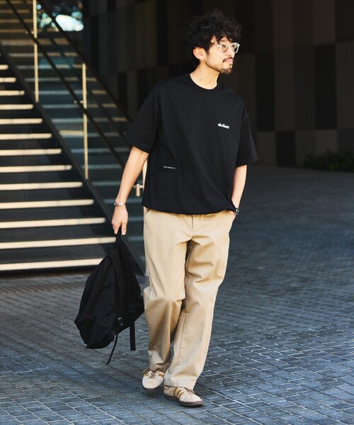tシャツ 限定展開 WILD THINGS×FREAK'S STORE/ワイルドシングス 別注 ビッグシルエット サイドポケット ヘムコード Tシャツ | FREAK'S STORE | 22