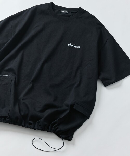 ポ*ー様 UNUSED ビッグシルエットシャツ　サイズ3 FREAK'S STORE tシャツ 限定展開 WILD THINGS×FREAK'S STORE