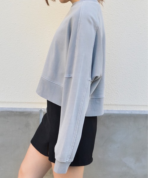 spiritoso トレーナー スウェット 「spiritoso」裏毛ピグメント